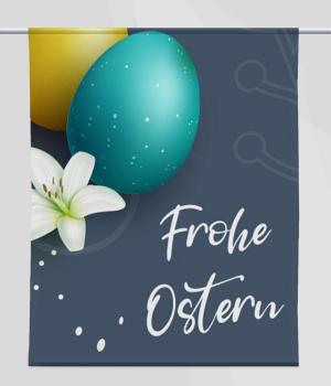 Ostern-griseo, Scheibenhänger eckig